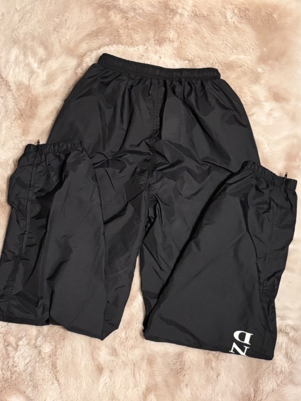 Holloway Women’s Nylon Pants Black/White Pull Up Sz Small - Picture 4 of 9